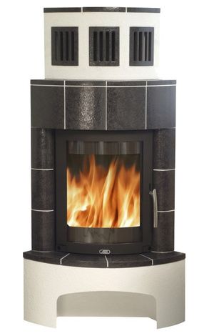 Печь-камин ABX Normandie (угловая), хаматит в Сыктывкаре